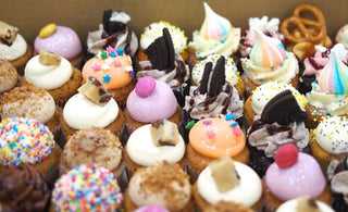 Mixed Flavour Mini Cupcakes - Crumbs & Doilies